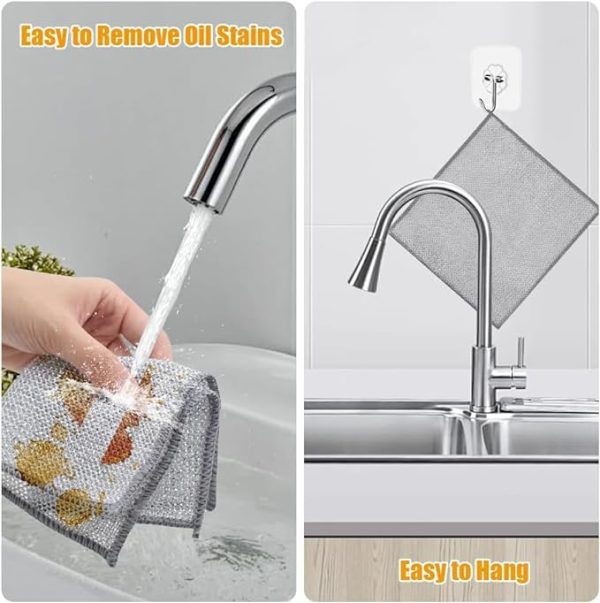 Pack of 10 – Dish Washing Cleaning Cloths
