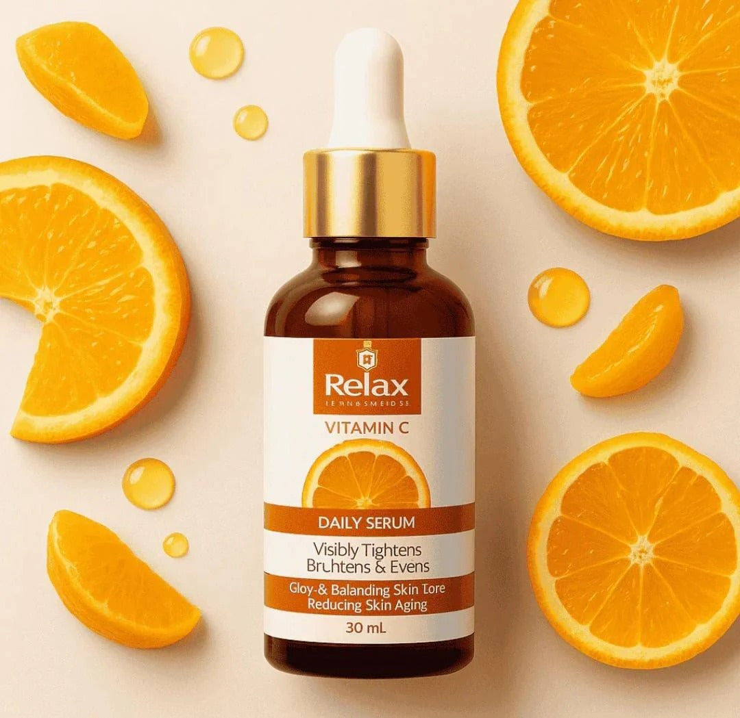 Relax Vitamin C Daily Face Serum - Anti-Aging Face Serum - 30ml